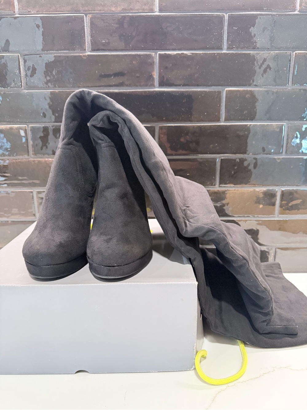 Over-the-Knee Suede Boot